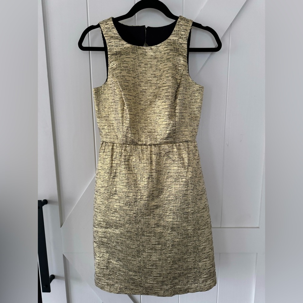 Vintage style gold dress